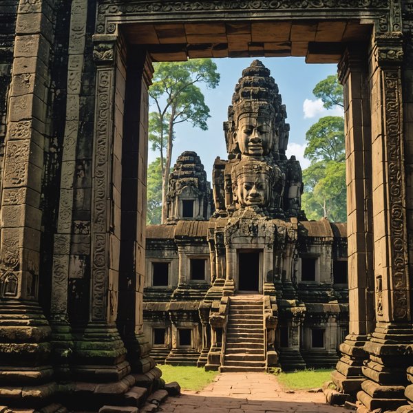 Quelles croisières proposent des excursions pour découvrir les temples d'Angkor au Cambodge ?