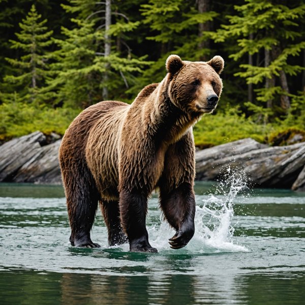 Quelle croisière offre des excursions pour observer les grizzlis en Colombie-Britannique ?