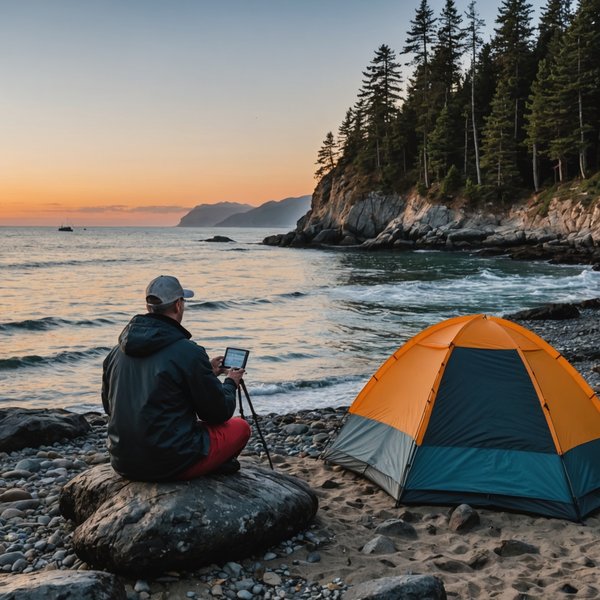 Quels sont les meilleures techniques pour observer les mammifères marins en camping en bord de mer?