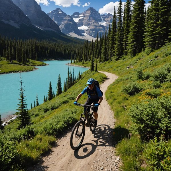 Quels sont les meilleurs circuits pour une expédition en VTT dans les montagnes Rocheuses, Canada?